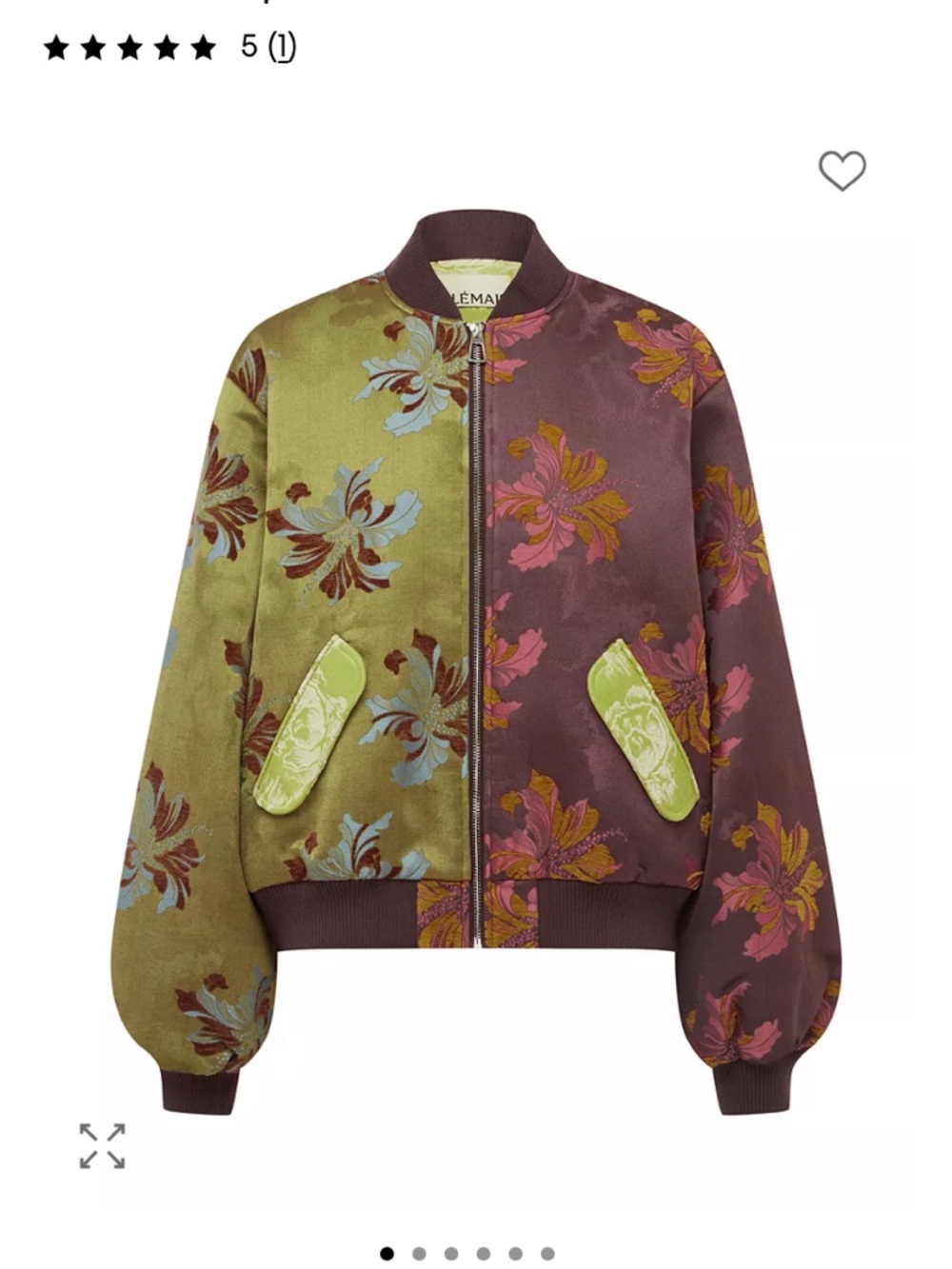 Adriana Jacquard Bomber Jacket